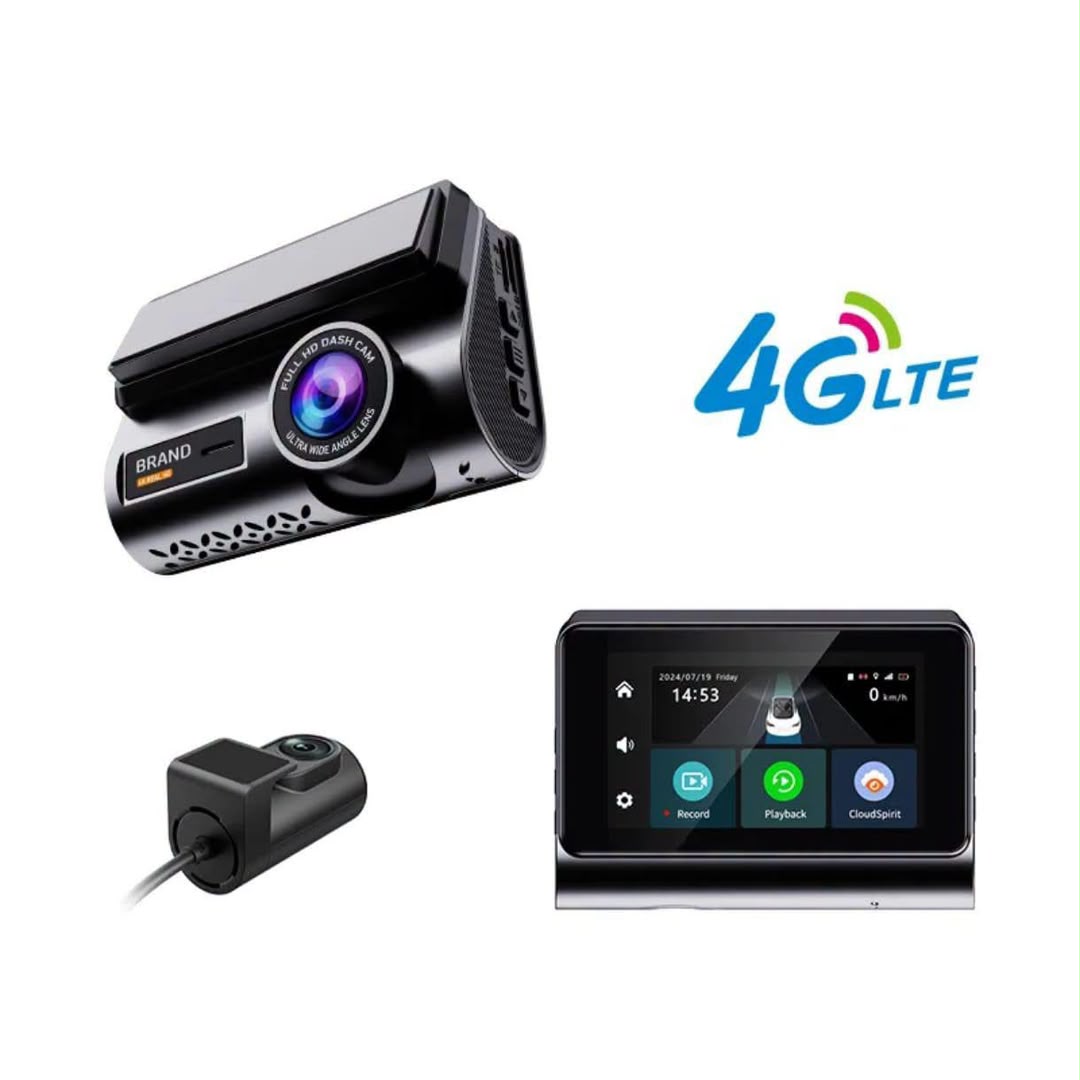 B.Power P85 داش كام 4G GPS أمامية وخلفية